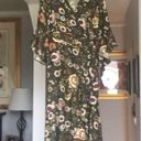 Umgee Pretty Floral  Wrap Dress Sz L Photo 6