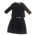 CAbi  Black Utility Top Ponte Heavy Knit W/ Matching Skirt Sz. S/2 Matching Set Photo 4