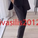 ZARA  MID-WAIST SKINNY TUXEDO TROUSERS PANT BLACK NEW Photo 6