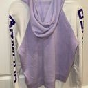 Under Armour Womens Rival Fleece Colourblock Hoodie Purple Life Style Sports Photo 3