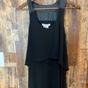 BCBGeneration Black Racerback Maxi Gown Dress STRETCH Faux Leather Medium Photo 3