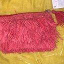 Shebobo NWT  Coral Rafia Clutch Bag Photo 0