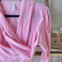 Revolve X Bananhot Pink Tie Front Top Size XS Photo 4