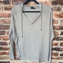 Urban Outfitters  Out From Under Brown Waffle Knit Thermal Hoodie Size Small Photo 0