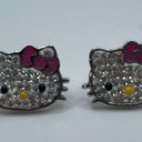 Hello Kitty  Sanrio | Stainless Steel Silver Bling Earrings Photo 0