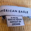 American Eagle  Yellow Ruffled Boho Wrap Dress Womens Large Photo 6