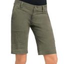 CAbi Women's  816 olive green Ivy League bermuda shorts size 4 Photo 0