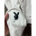 Playboy  by Pacsun White Graphic Hoodie Photo 3