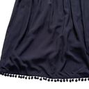 Lane Bryant  Women’s Faux Wrap Pom Pom Skirt Plus Size 24  Embroidered Black Photo 6