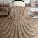 SheIn  Light Brown Long Sleeve Ribbed Turtle Neck Knit Sweater Size 2 Photo 6