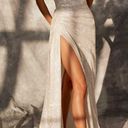 White Sequin Formal Dress Photo 1