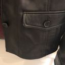 Liz Claiborne  Black Leather Coat Photo 1