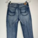 American Eagle  Denim Jogger Pants Sz 0 Super Stretch Jeans Ankle Cuff Photo 12