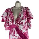 Diane Von Furstenberg  Annabeth Dress Willow Floral Ivory Pink DVF Size 6 Photo 11