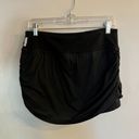 Zella  Women's Black Side Ruched Active Skort Size L Photo 1