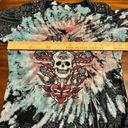 Affliction  Black Label Womens Skull Multicolor Shirt Size Large Photo 6