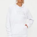 Beach Riot  Bride Rhinestone Crewneck Sweatshirt Hoodie in White Women's S/M Photo 1