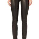 DL1961  Florence Skinny Mid Rise Instasculpt Ankle Leather Pant Poseidon Black 30 Photo 0