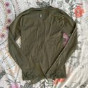 Free People Movement Moss Green Pullover Size XS/S Photo 4