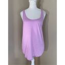 Lululemon  Micro Stripe Pink 105 F Singlet Racerback Tank Top Size 8 Photo 2