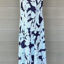 Natori  Shibori Floral - Fluid Crepe Drape Dress Photo 3