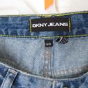 DKNY JEAN KENT HIGH RISE STRAIGHT LEG RAW HEM COTTON ANKLE LENGTH Photo 9