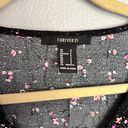 Forever 21 Black Ditsy Floral Mini Dress  Photo 3