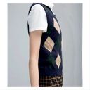 Brandy Melville Riley Argyle Sweater Vest Photo 3