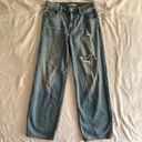 Levi’s Light Wash Distressed Baggy Dad Jeans Photo 2