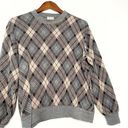 Bonworth  Vintage Y2K women diamond plaid pullover sweater size S/M Photo 2