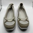 L.L.Bean  Light Tan White Mary Jane Style Athletic Shoes Women's Size 10 Flats Photo 1