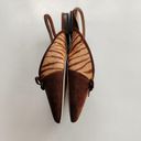 Ann Taylor NEW  Brown Zebra Print Calf Hair Fur Pointed Toe Flats WOMENS SIZE 7M Photo 3