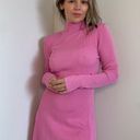 ZARA  Knit Mini Dress Skater Pink Photo 3