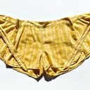 Patagonia  Women’s Garden Island Yellow Striped tie front shorts size large Photo 3