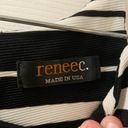 Renee C  B/W High Neck Spaghetti Strap Dress S Photo 3