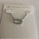 Kendra Scott 
Elisa Open Frame Crystal Pendant Necklace in Silver Tone Photo 7