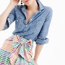 J.Crew  G5031 Rainbow Gingham Tie-Front Skirt $118 EUC 6 Photo 9