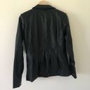 Dennis Basso  black faux leather jacket Photo 7