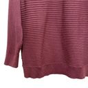 Skinny Girl  Casey Boatneck Rib Knit Sweater Mauve Dust Size Large Photo 2