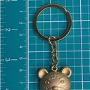 Gold Tone Mouse Key Bag Zipper Pull Charm Photo 2