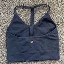 Spiritual Gangster Icon Seamless T-Back Sports Bra in slate Photo 5