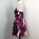 Jump  Apparel Floral Fit & Flare Mini Party Dress Sz 12 Photo 8