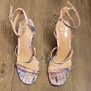 mix no. 6  Pink Purple Square Toe Aliciana Tye Dye Heels 6 Photo 4