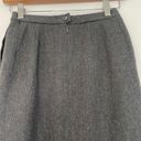 Pendleton Vintage  Gray Wool Pleated Pencil Skirt Photo 6