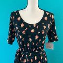 Isabel Maternity New with tags  Womens Black Floral Midi Dress Tiered Hem Photo 3