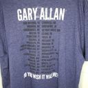 Wish Gary Allen Navy Blue Do You  It Was Me Tour Band Concert Tee XL Photo 3