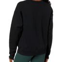 Champion Pullover Womans Large Black Powerblend Relaxed Crewneck Fleece Sweater Photo 9