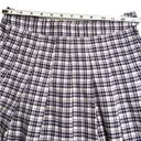 Full Tilt Lavender Plaid Pleated Mini Skirt Size S Photo 2