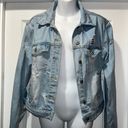 Forever 21 LA Girl Squad Distressed Denim Jacket Photo 0