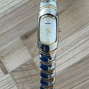 Seiko  Rare Vintage Ladies Watch Curved Crystal White Dial Two-Tone Bracelet Photo 5